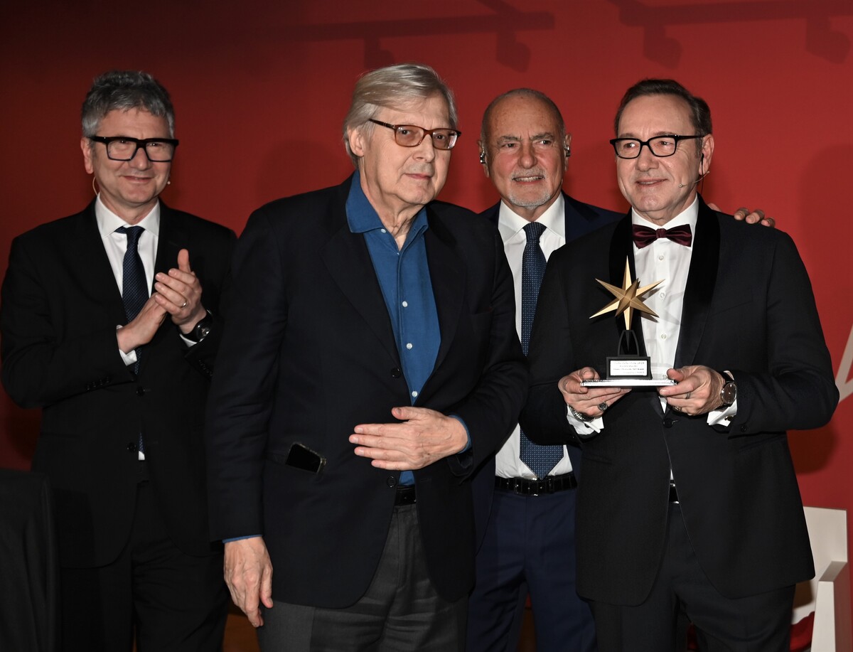 Kevin Spacey riceve il premio Stella della Mole