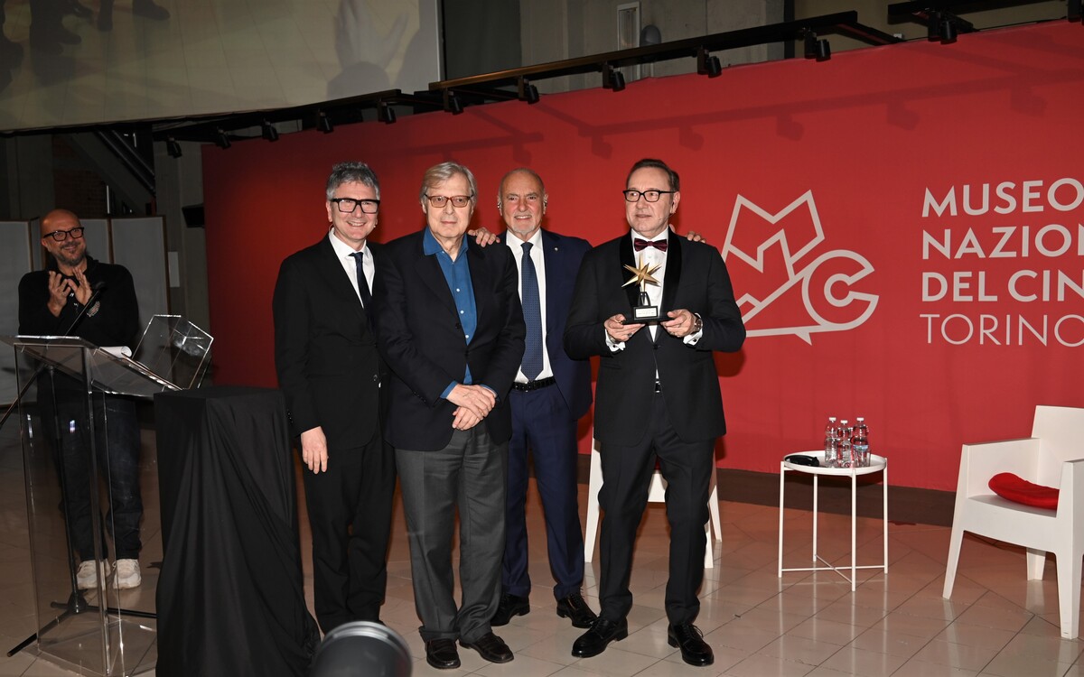 Kevin Spacey riceve il premio Stella della Mole