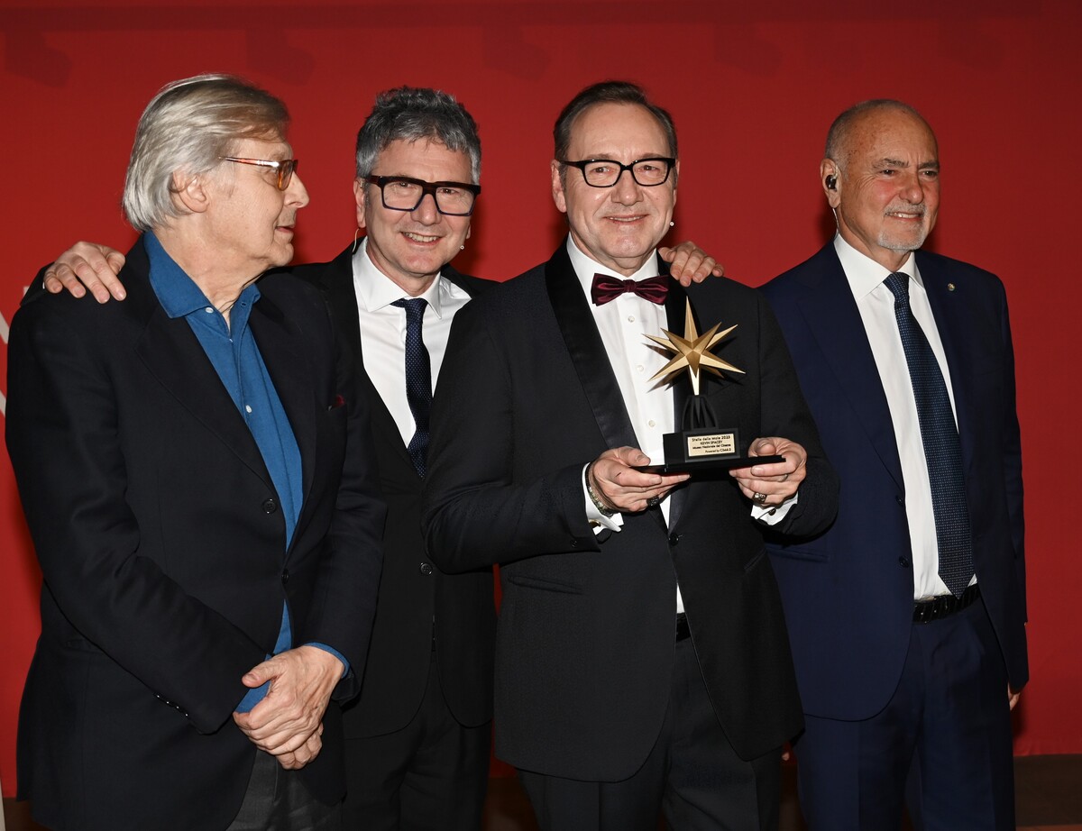 Kevin Spacey riceve il premio Stella della Mole