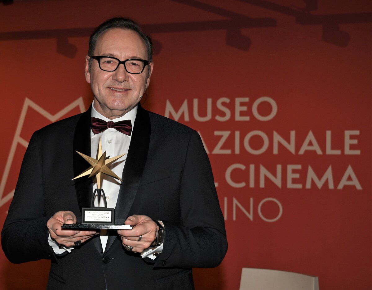 Kevin Spacey riceve il premio Stella della Mole