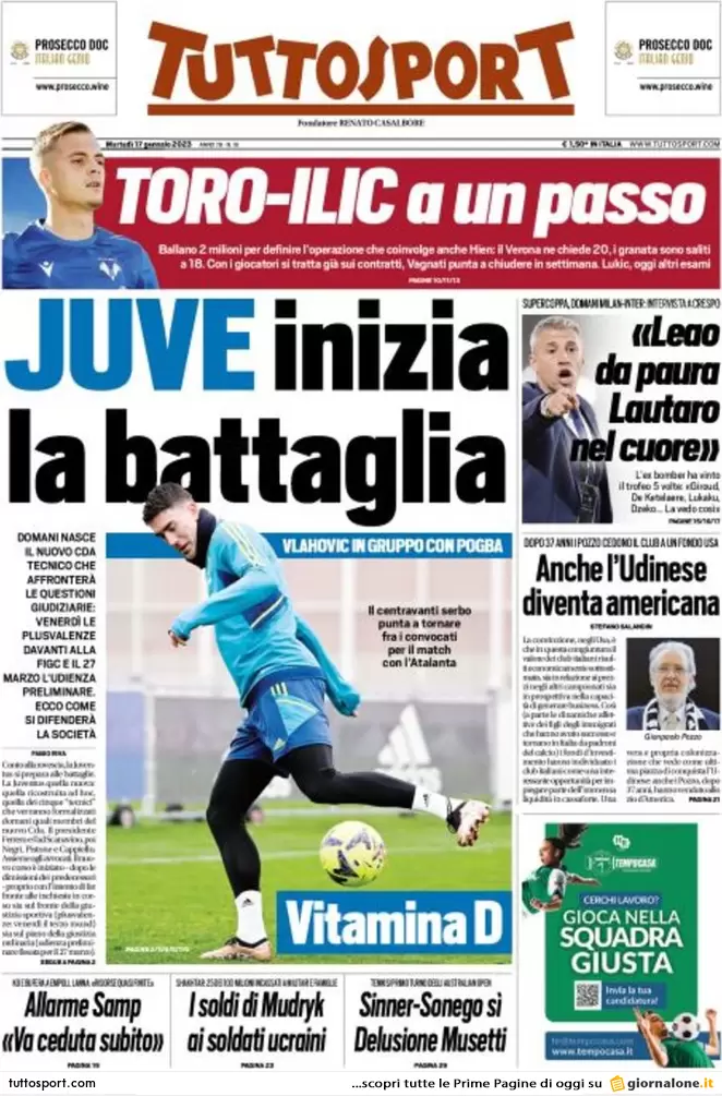 Prime pagine giornali 17 gennaio 2023. Mafia, preso il padrino delle stragi Prime pagine giornali 17 gennaio 2023. Mafia, preso il padrino delle stragi