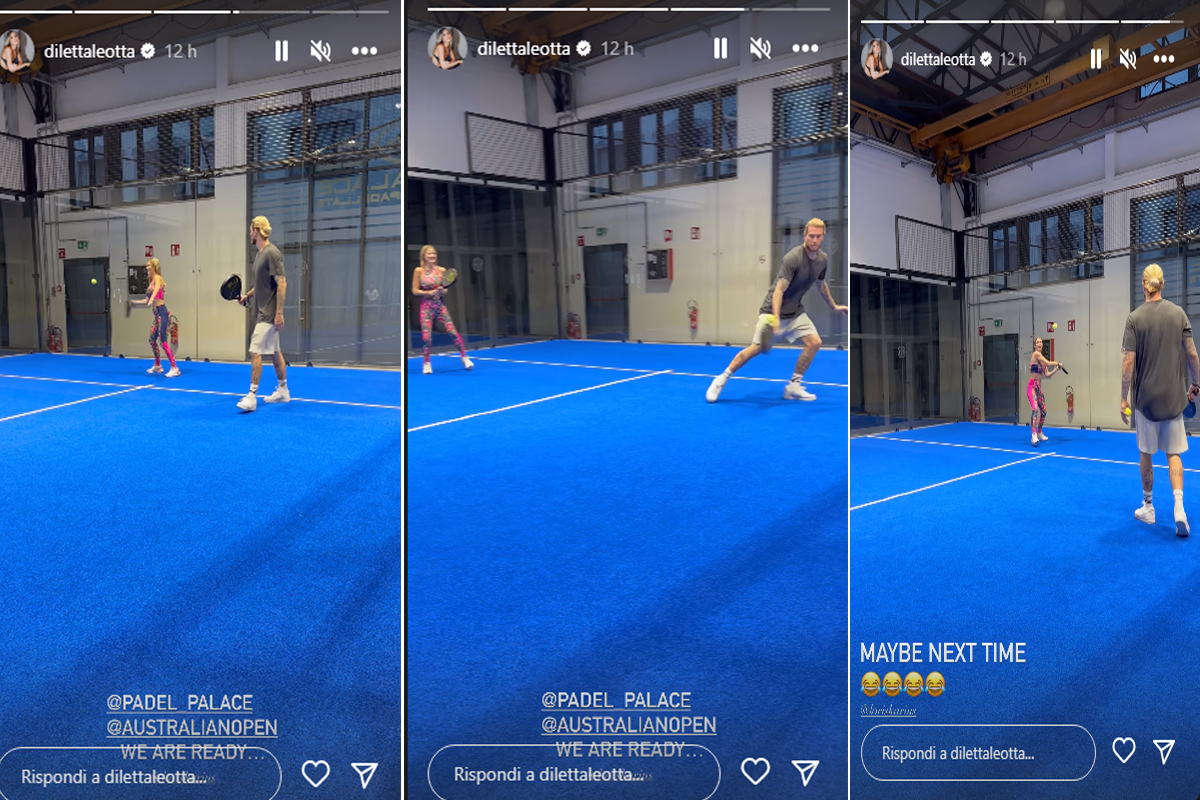 Diletta Leotta, non solo padel: prende gli allenamenti di petto e…