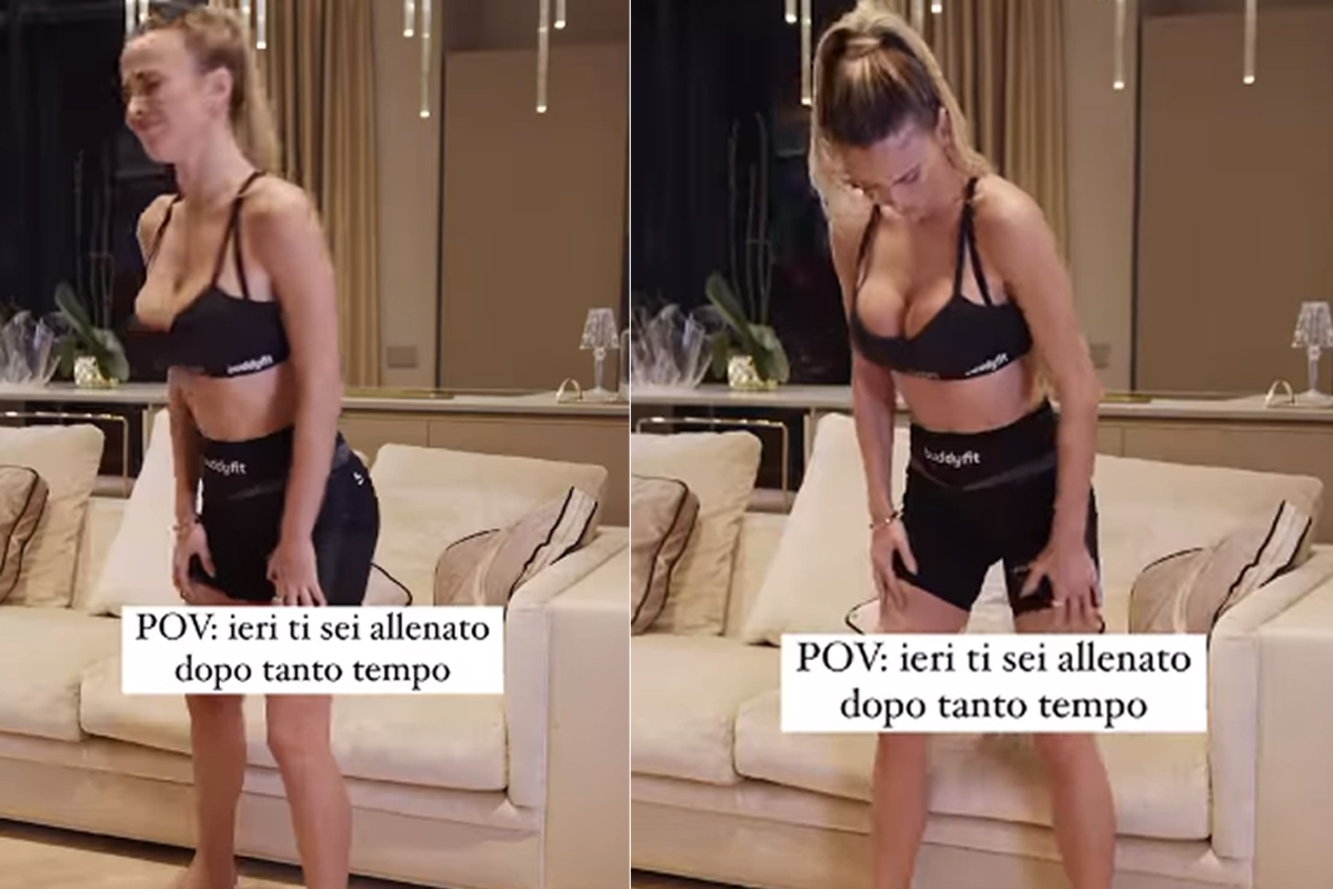 Diletta Leotta, non solo padel: prende gli allenamenti di petto e…