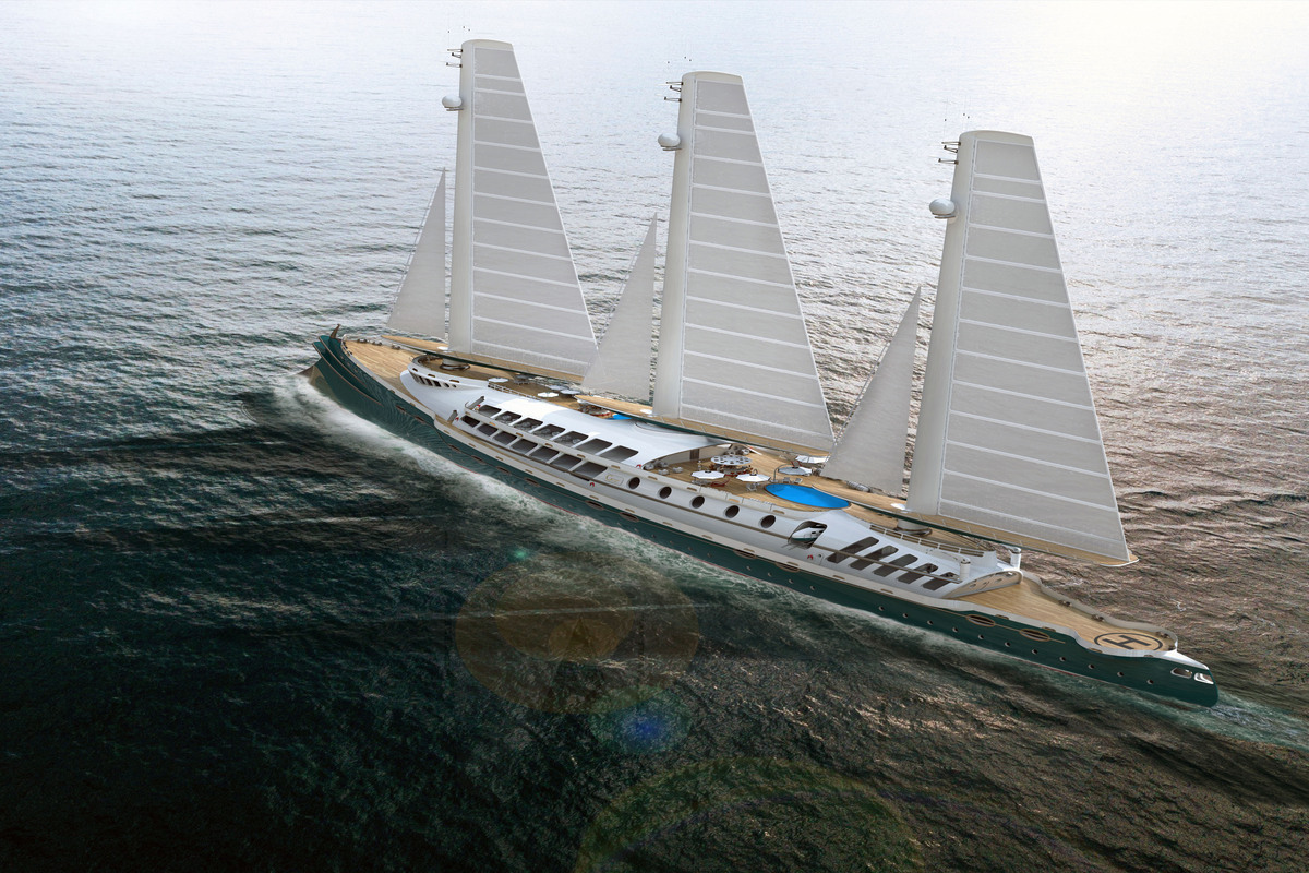 Nasce lo yacht a vela più grande del mondo, firmato Orient Express Silenseas Nasce lo yacht a vela più grande del mondo, firmato Orient Express Silenseas