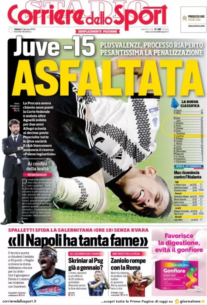 Prime pagine giornali 21 gennaio 2023. La Nato arma KIev, firme contro Nordio