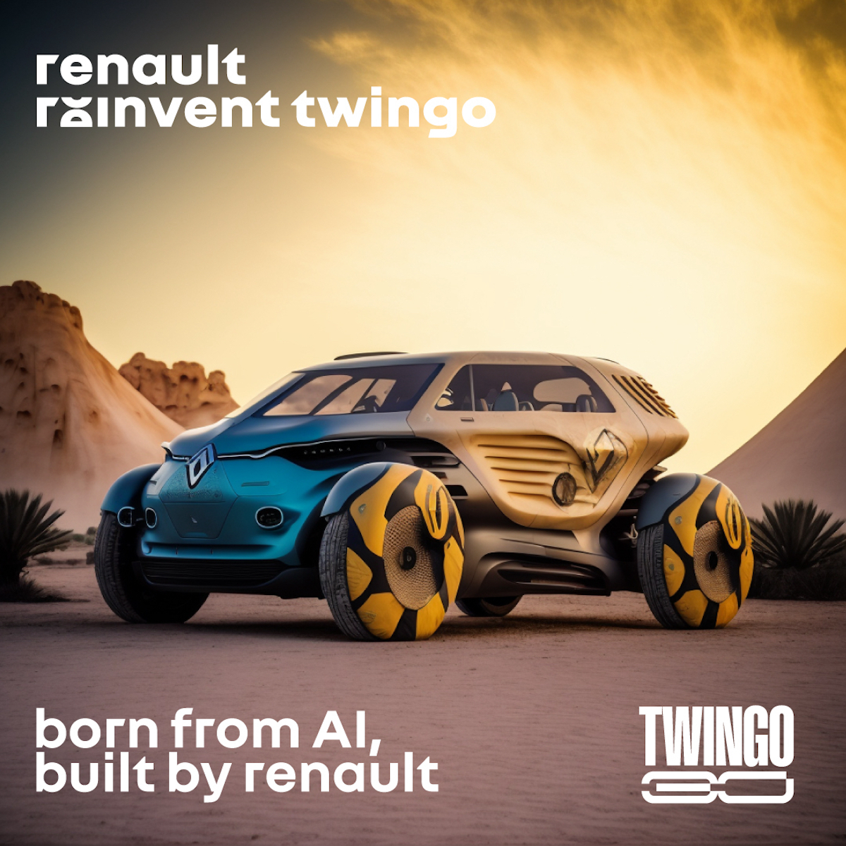 Per festeggiare i 30 anni della city car Renault lancia “Reinvent Twingo”