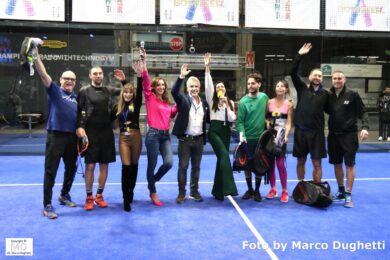 Fashion padel, grande spettacolo con la nazionale artisti tv