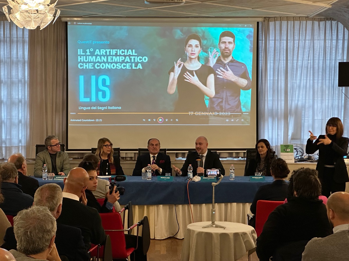 AI: presentato il 1° virtual human Made in Italy che comprende la LIS AI: presentato il 1° virtual human Made in Italy che comprende la LIS