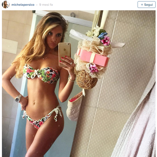 Michela Persico in bikini: lady Rugani fa sognare i tifosi . Foto