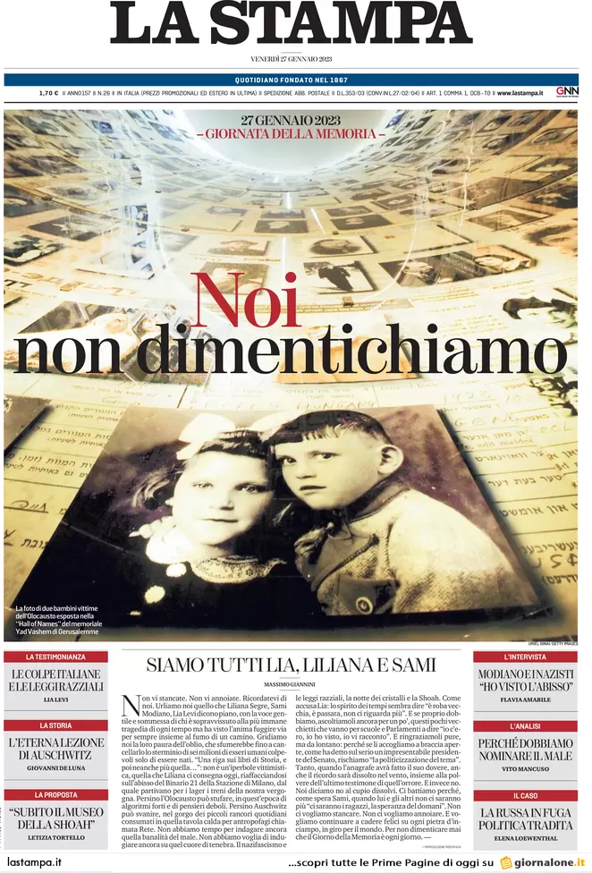 Prime pagine giornali 27 gennaio 2023. Stipendi ai prof, scuole in rivolta