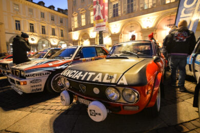 Lancia presente al Rally Storico di Montecarlo