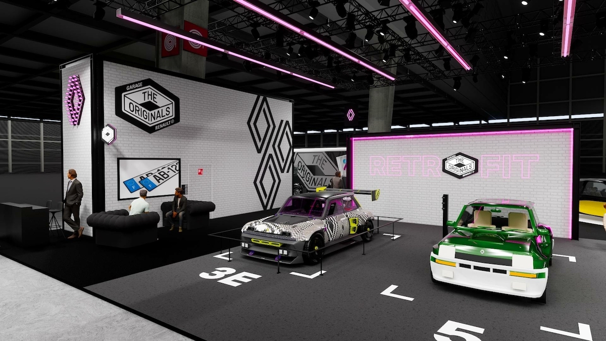 Renault “elettrizza” il Salone Rétromobile 2023