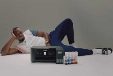 Epson, Usain Bolt protagonista del nuovo spot pubblicitario