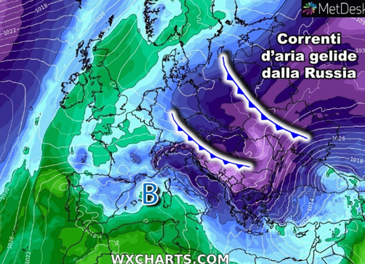 Meteo, freddo russo in Italia. Gelo siberiano, nevicate in pianura Meteo, freddo russo in Italia. Gelo siberiano, nevicate in pianura