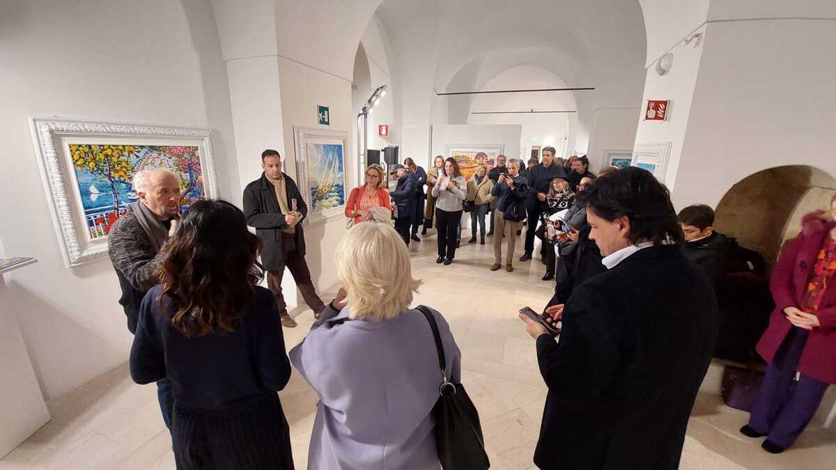 Lecce, pittore internazionale Athos Faccincani inaugura mostra personale