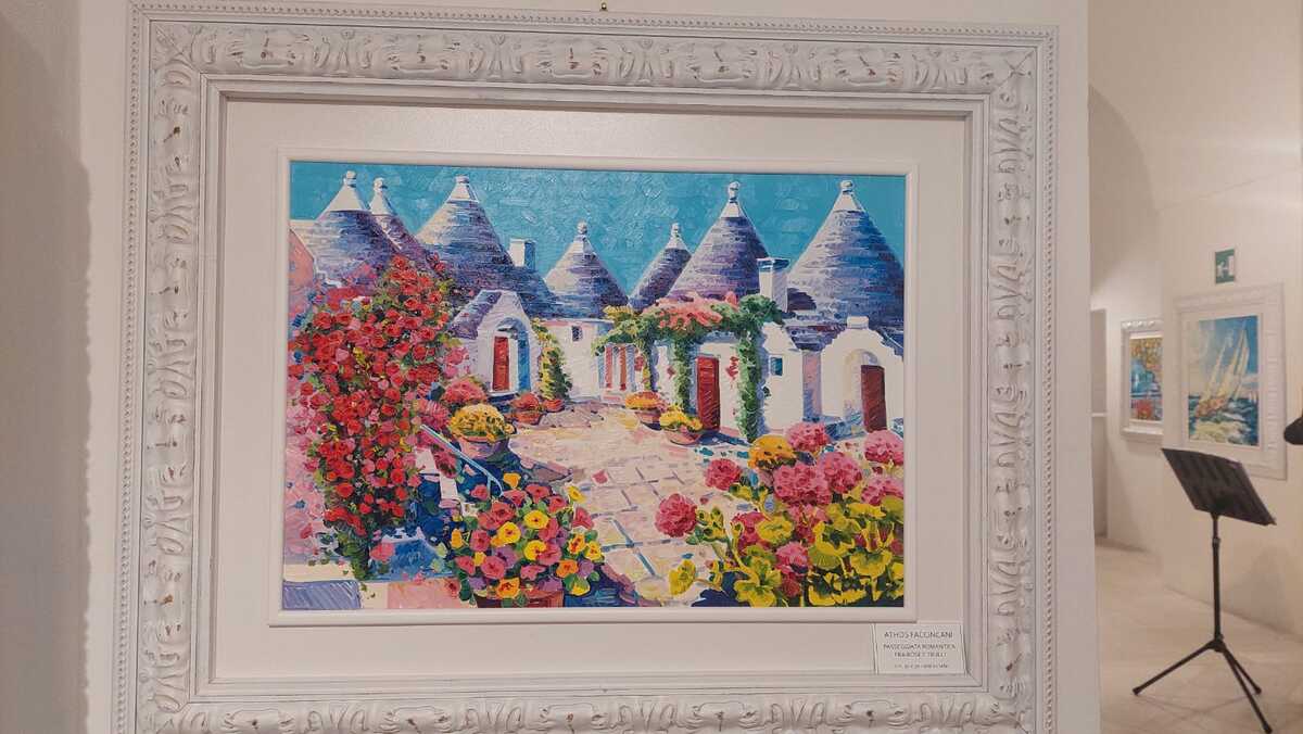 Lecce, pittore internazionale Athos Faccincani inaugura mostra personale