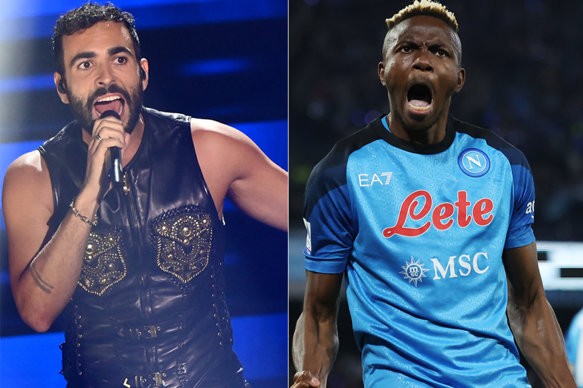 Galleria foto 'Marco Mengoni come il Napoli: Sanremo 2023-Scudetto, fuga per la vittoria' - foto 1