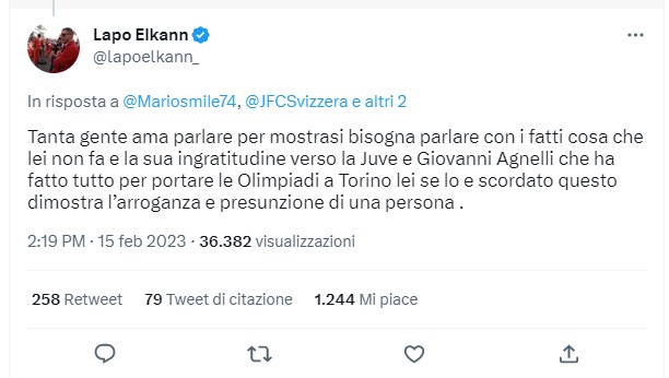 Juve, Lapo smonta le ambizioni della Christillin: “Parla a vanvera, ora basta” Juve, Lapo smonta le ambizioni della Christillin: “Parla a vanvera, ora basta”