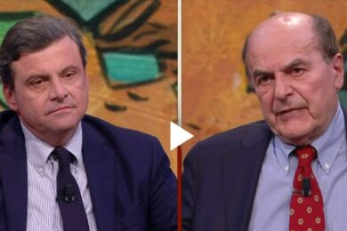 Il teatrino assurdo tra Calenda e Bersani a “Dimartedì”