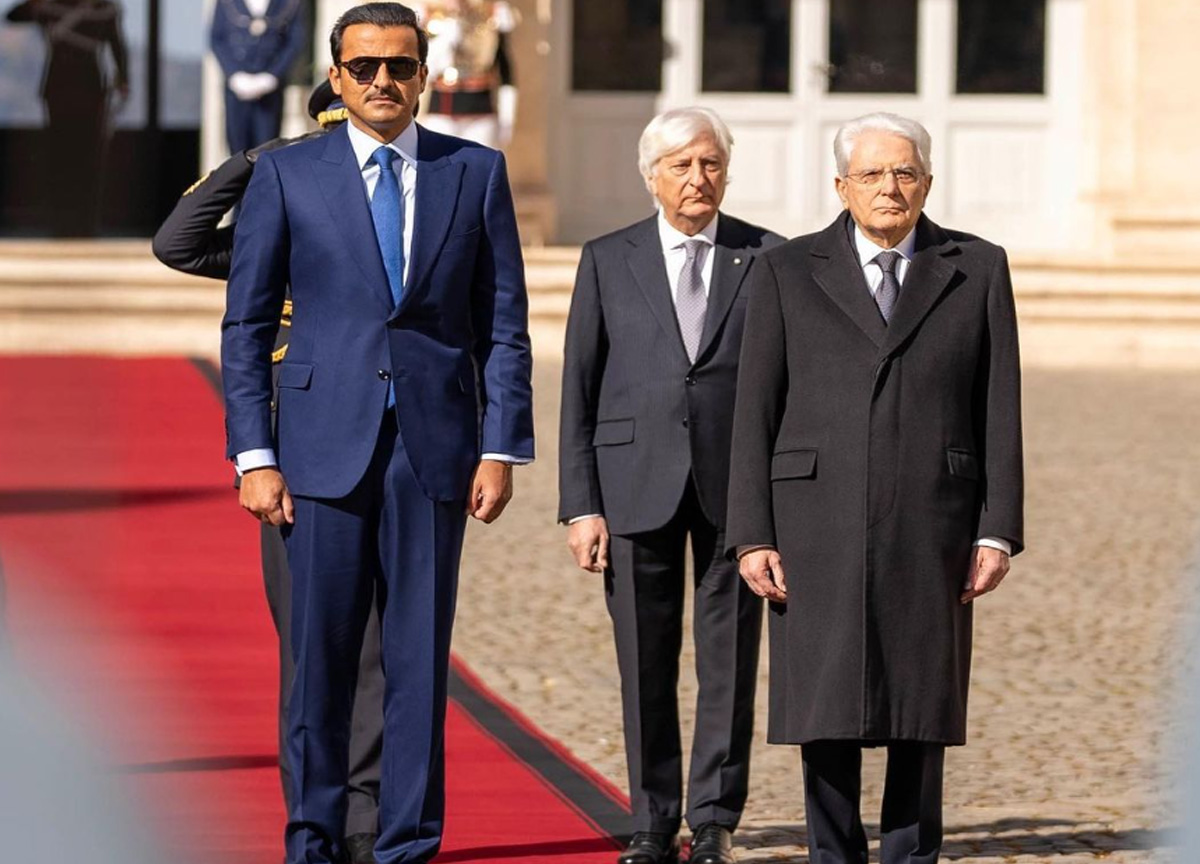 Guerra Ucraina, armi e gas: così Mattarella tratta con l’emiro del Qatar Guerra Ucraina, armi e gas: così Mattarella tratta con l’emiro del Qatar