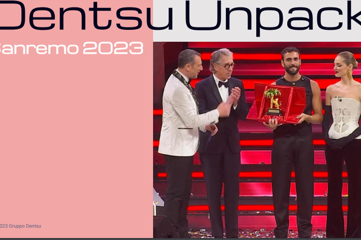 Galleria foto 'Sanremo 2023: ascolti tv giù, ma adv sale. Lazza batte Mengoni nei.. Report' - foto 1