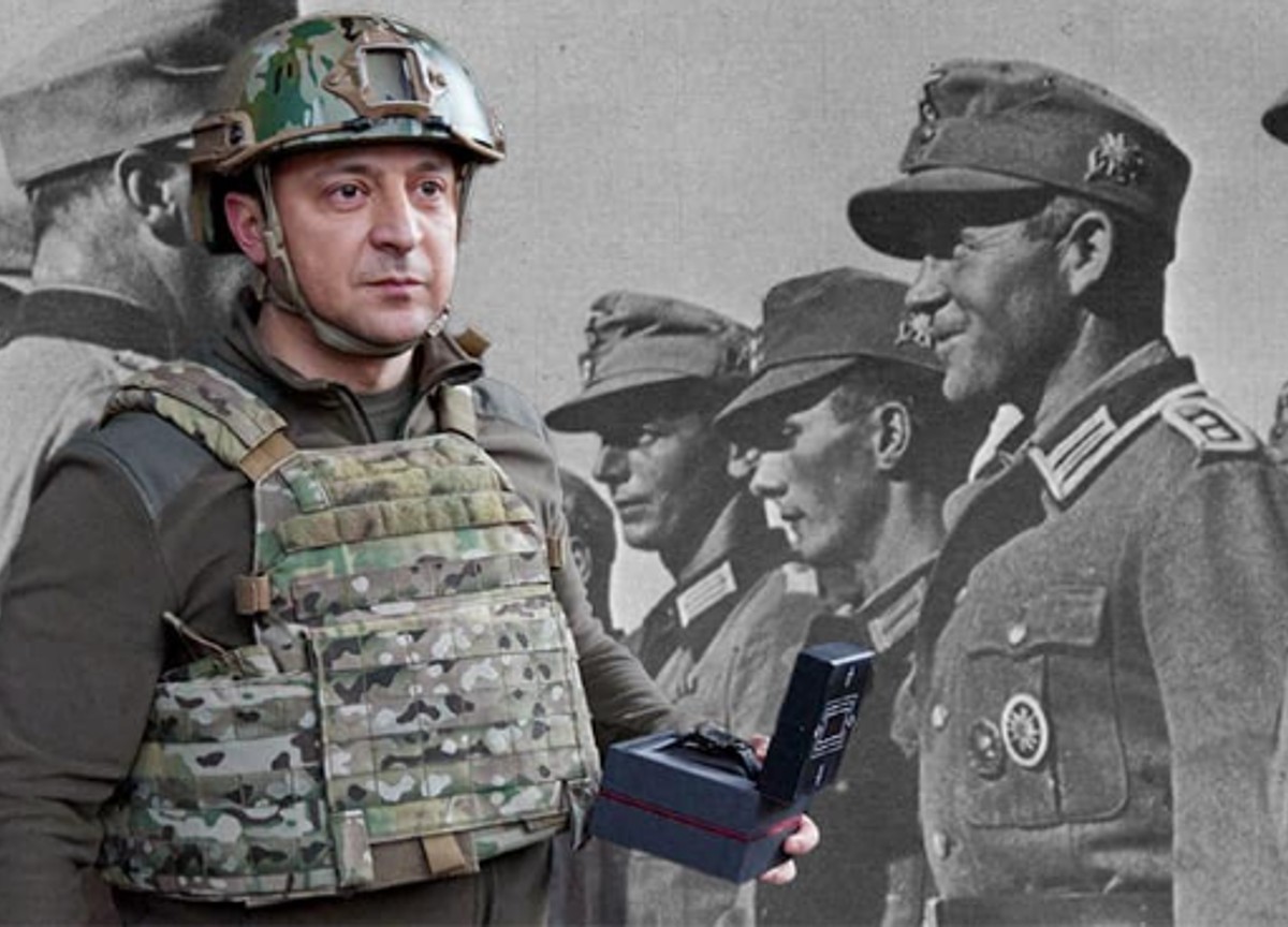 Zelensky ci riprova con il nazismo? Agli alpini il nome tedesco “Wehrmacht” Zelensky ci riprova con il nazismo? Agli alpini il nome tedesco “Wehrmacht”