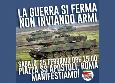 La guerra di ferma solo non inviando armi a Kiev