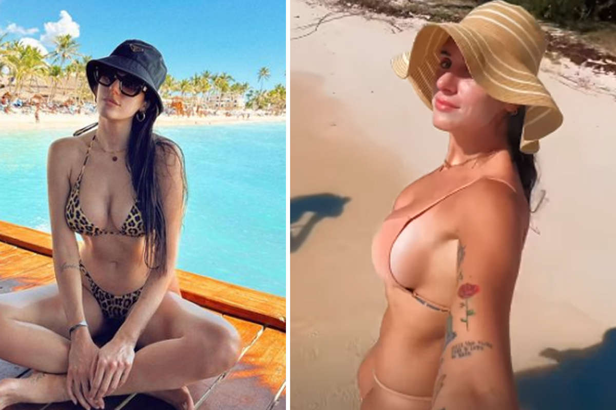 Valentina Vignali, bikini e costumi da sogno: passeggiate bollenti ai Caraibi
