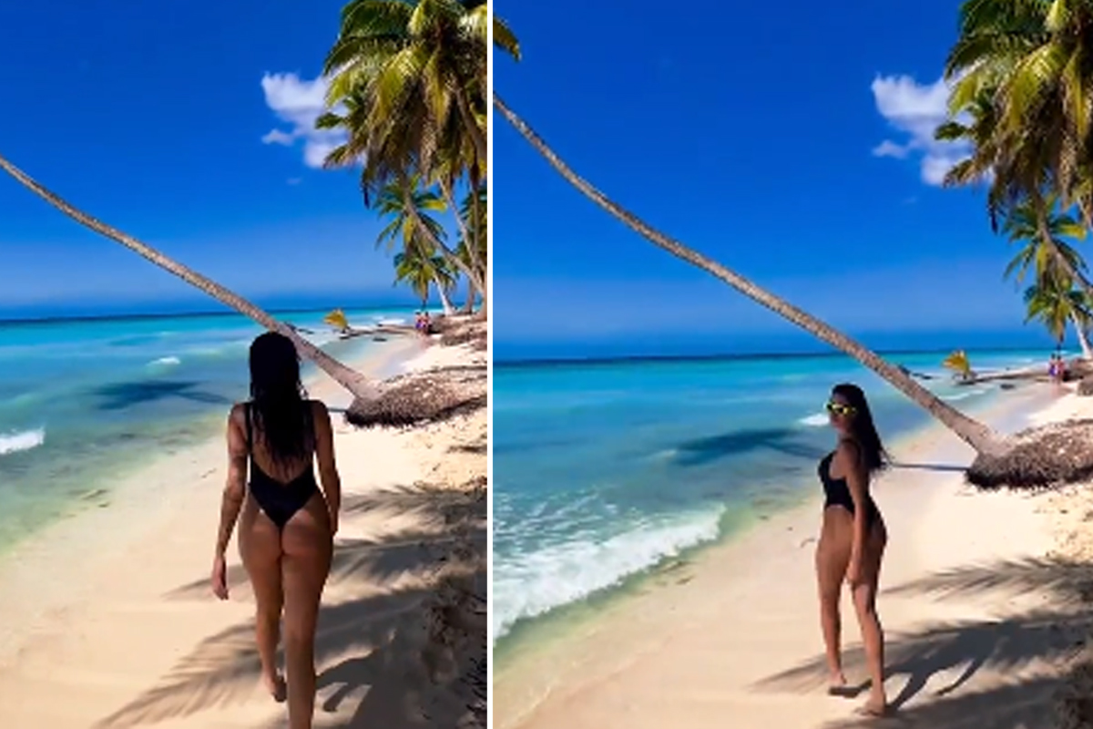 Valentina Vignali, bikini e costumi da sogno: passeggiate bollenti ai Caraibi