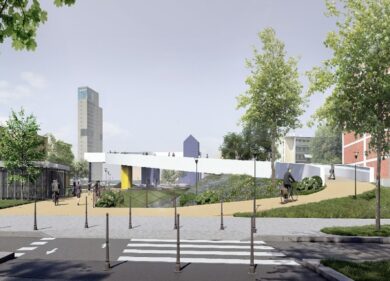 M4, al via i lavori per la passerella ciclopedonale in San Cristoforo. FOTO