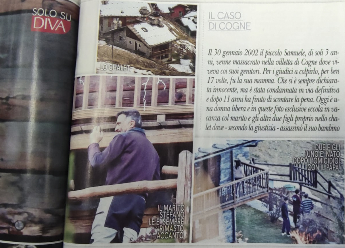 Annamaria Franzoni torna a Cogne: la vacanza nella villa del delitto. FOTO