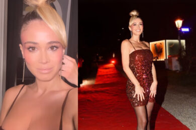 Diletta Leotta “missione Londra” da Karius. Tacco alto e vestitino… Foto