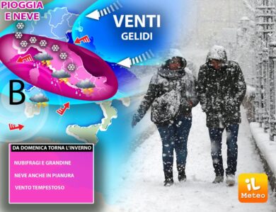 Meteo, neve in pianura. Nevicate abbondanti, freddo e gelo a fine febbraio. Previsioni