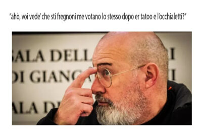 Bonaccini: “Voi vedè che me votano lo stesso dopo er tatoo e l’ochialetti?”