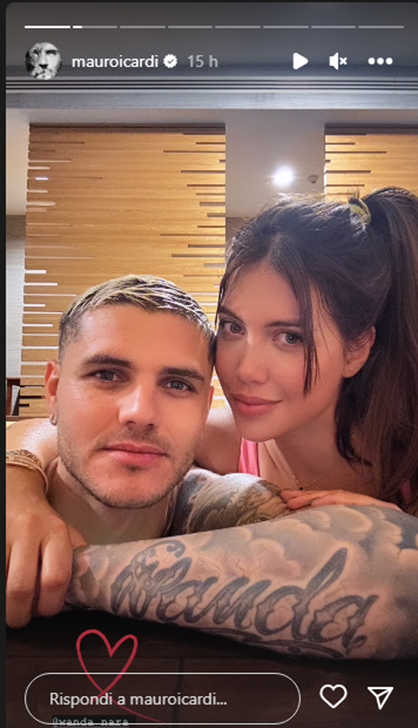 Icardi, foto da urlo di Wanda Nara con messaggio ai naviganti…