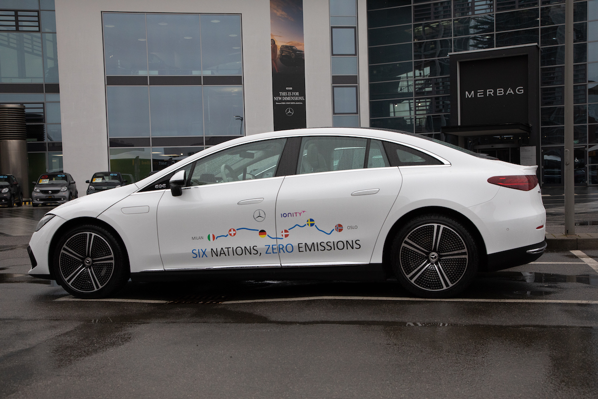 Mercedes e Ionity: da Milano a Oslo 4000 Km in elettrico