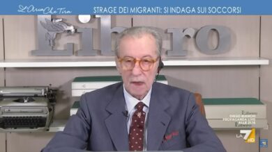 Strage di migranti, Feltri: “Non mi intendo d’acqua, preferisco il vino”