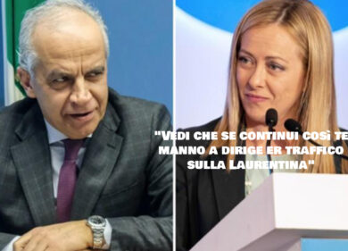 Meloni a Piantedosi: “Vedi che se continui così te…” Ironia social