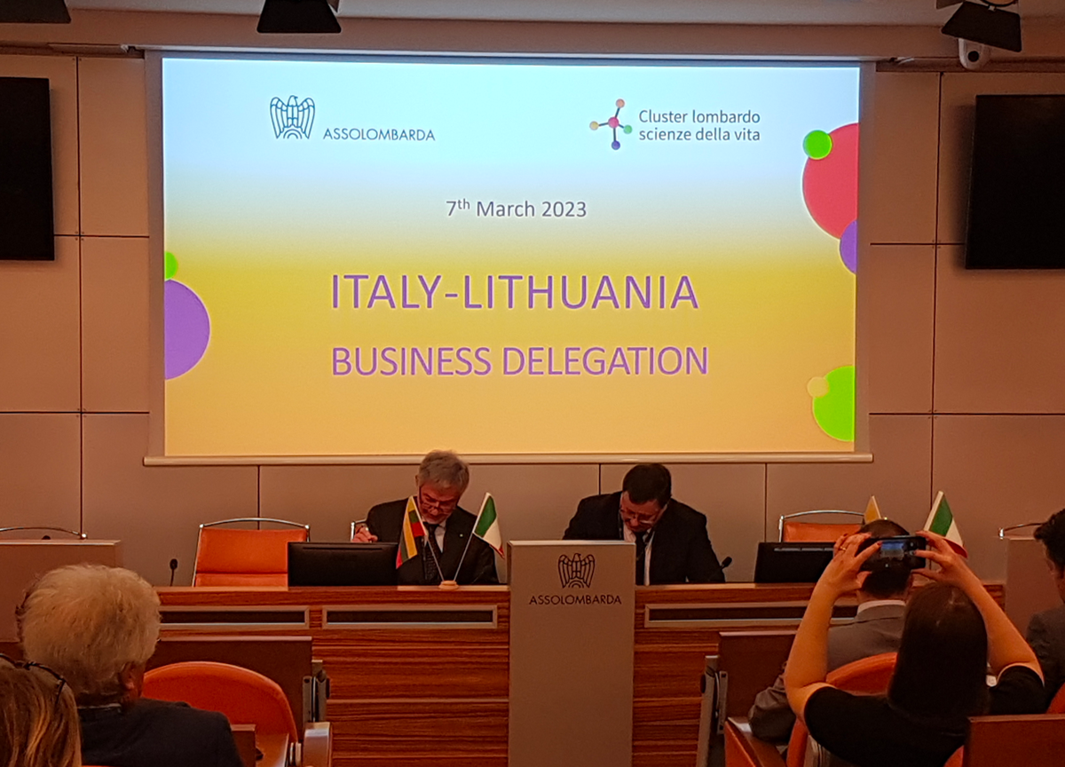 LithuaniaBIO: siglato MoU con Cluster Lombardo Scienze della Vita
