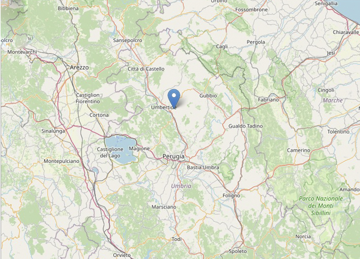 Terremoto, forte scossa in Umbria: magnitudo fra 4.3 e 4.8 Terremoto, forte scossa in Umbria: magnitudo fra 4.3 e 4.8