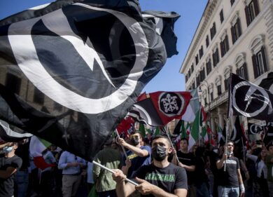 Raduno dei movimenti neofascisti a Milano, ci sono anche gli Zetazeroalfa
