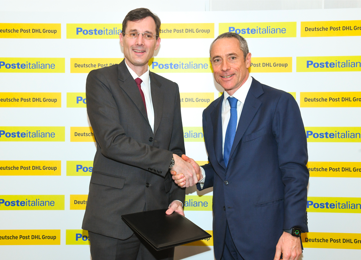 Poste Italiane, siglata partnership con Deutsche Post DHL Group Poste Italiane, siglata partnership con Deutsche Post DHL Group