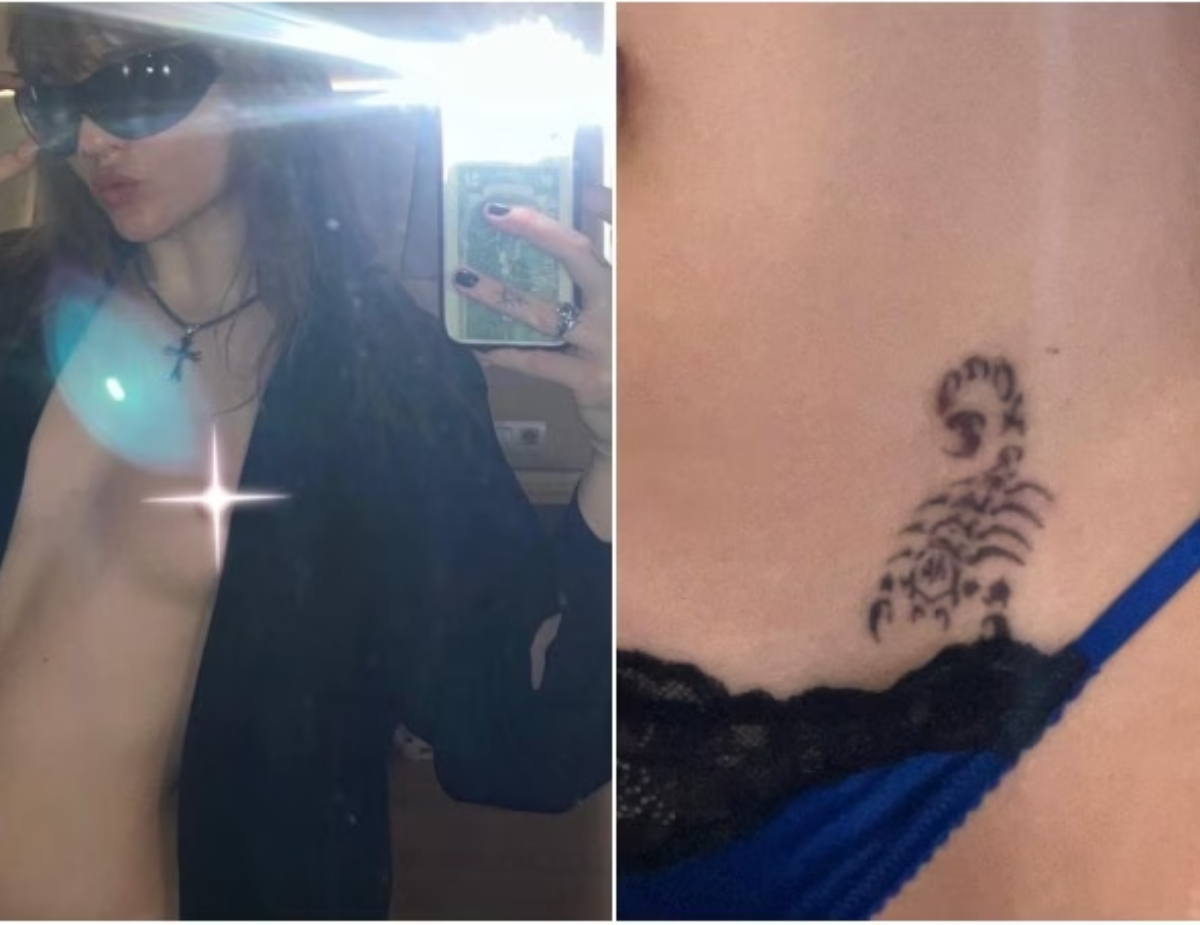 Vic de Angelis dei Maneskin, il nuovo tatuaggio fa sognare i fan Vic de Angelis dei Maneskin, il nuovo tatuaggio fa sognare i fan