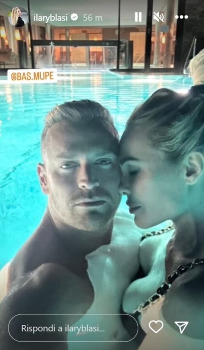 Ilary Blasi fa sul serio con Bastian Muller: la foto social con bacio e…