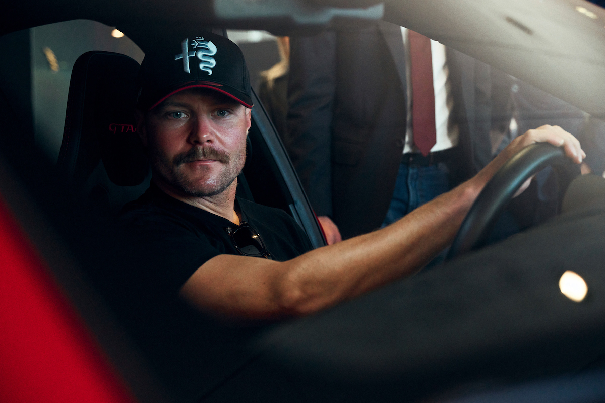 Bottas ritira la sua Giulia GTAm