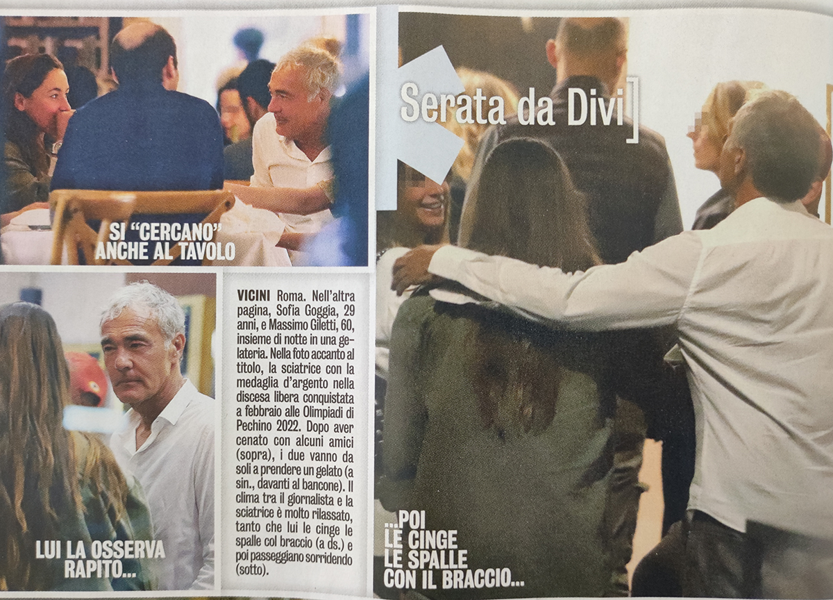 Massimo Giletti “cotto” di Sofia Goggia, spunta la foto rubata in montagna Massimo Giletti “cotto” di Sofia Goggia, spunta la foto rubata in montagna
