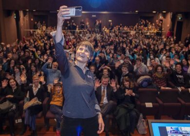Samantha Cristoforetti incontra gli studenti al Museo della Scienza di Milano
