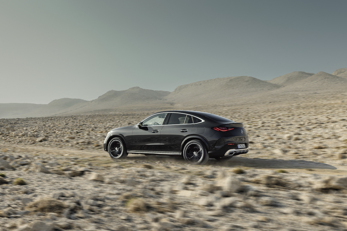 Nuova Mercedes GLC Coupé, prestazioni sportive e carattere off road
