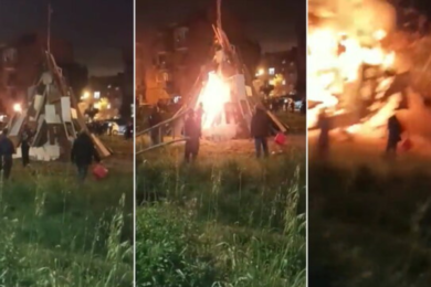 Taranto, esplode falò abusivo per San Giuseppe. Diversi feriti tra cui bambini