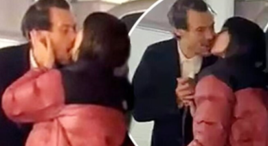 Harry Styles e Emily Ratajkowski: bacio hot in strada